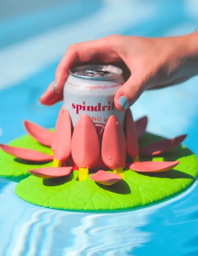 Lotus, pool cup holder.